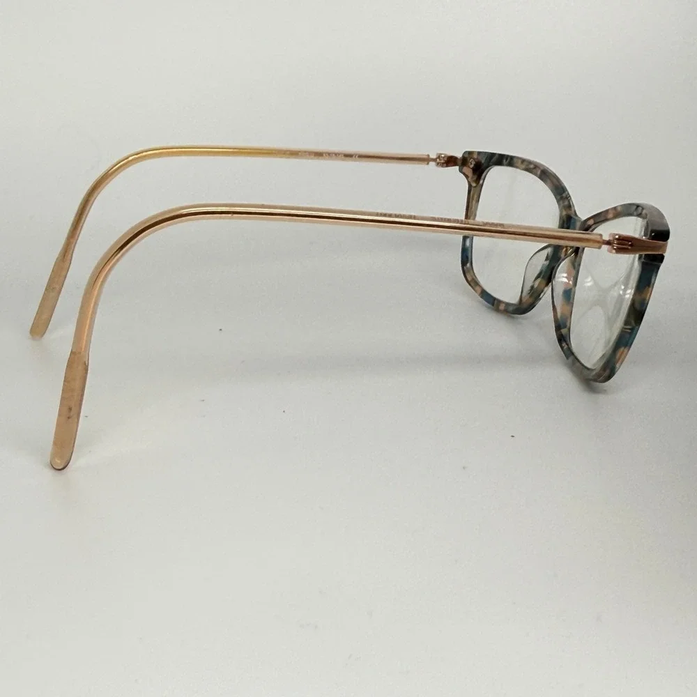 Modo Ainslie PKBLU Eyeglasses Blue Tortoise Gold‎ Cat Eye Frames 53-15-145 21946